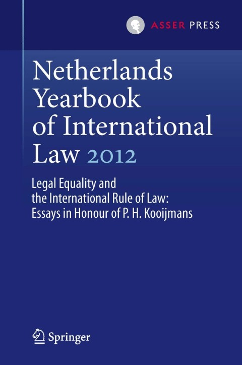 Cover image for book Netherlands Yearbook of International Law 2012