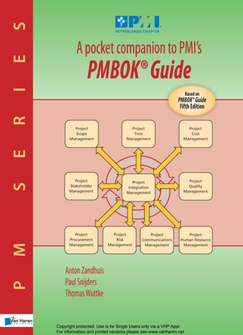Cover image for book A pocket companion to PMI's PMBOK Guide Fifth edition