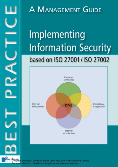 Cover image for book Implementing Information Security based on ISO 27001 & ISO 17799