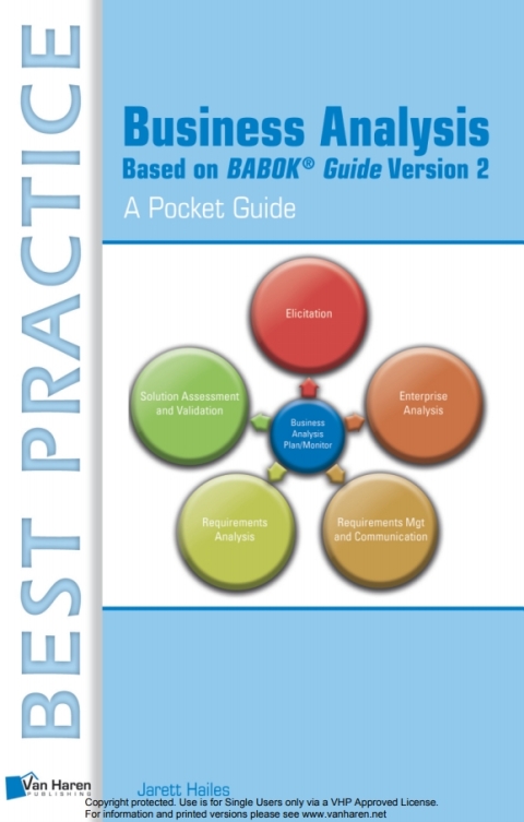 Cover image for book Business Analysis Based on BABOK® Guide Version 2 - A Pocket Guide