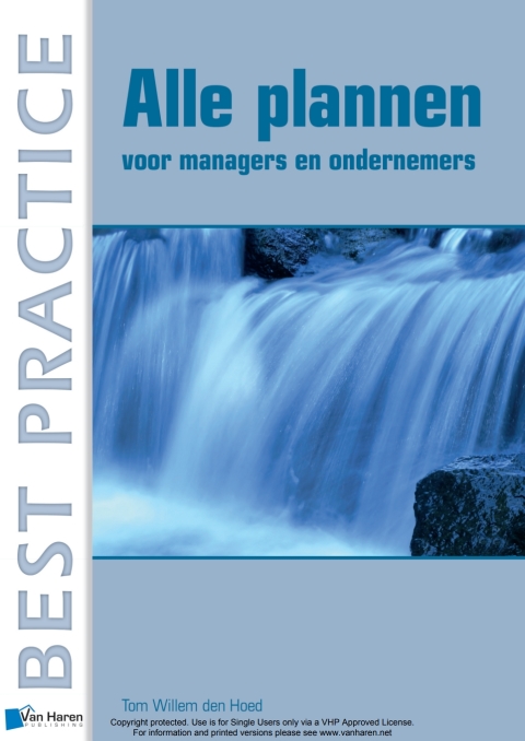 Cover image for book Alle plannen - voor managers en ondernemers
