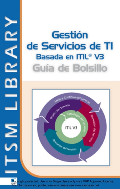 GestiÃ³n de Servicios TI  basado en ITILÂ® V3 - Guia de Bolsillo 