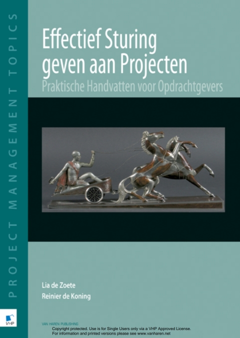 Cover image for book Effectief sturing geven aan Projecten