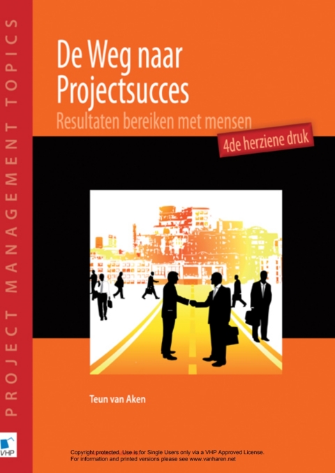 Cover image for book De Weg naar Projectsucces - 4de herziene druk