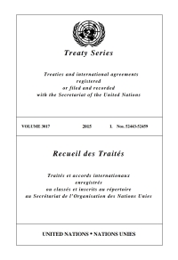 Cover image: Treaty Series 3017/Recueil des Traités 3017 9789210010184