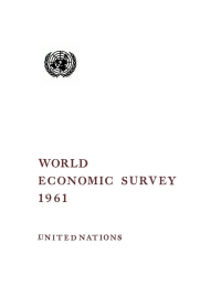 صورة الغلاف: World Economic Survey 1961 9789210452816