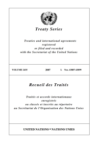 صورة الغلاف: Treaty Series 2435 9789210544146