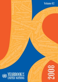 صورة الغلاف: Yearbook of the United Nations 2008 9789211012279