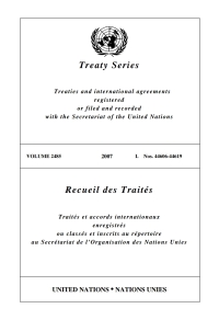 Cover image: Treaty Series 2485 9789210546010