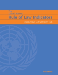 Cover image: United Nations Rule of Law Indicators 9789211012477