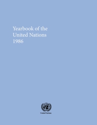 صورة الغلاف: Yearbook of the United Nations 1986 9780792310761