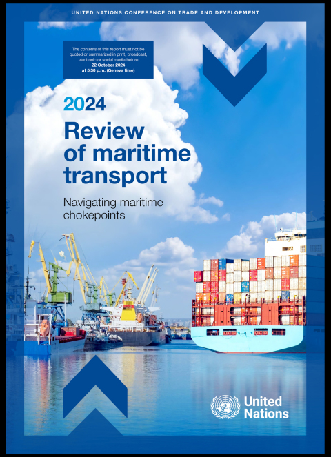 Cover image for book Review of Maritime Transport 2024: Navigating Maritime Chokepoints