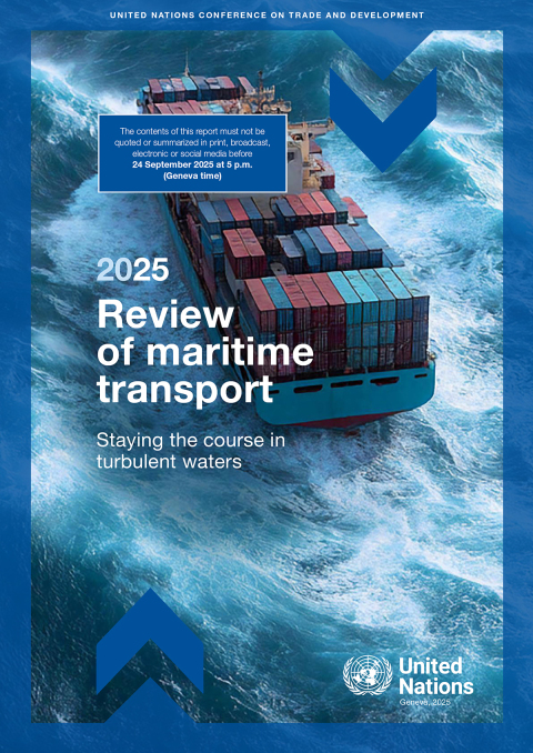 Cover image for book Review of Maritime Transport 2025: Staying the Course in Turbulent Waters