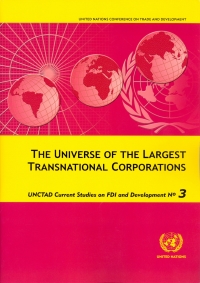 Cover image: The Universe of the Largest Transnational Corporations 9789211127157