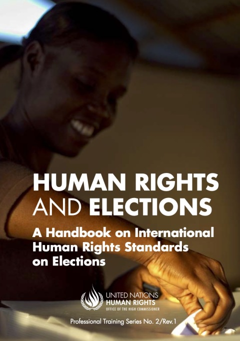 Cover image for book Human Rights and Elections: A Handbook on International Human Rights Standards on Elections