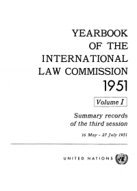 صورة الغلاف: Yearbook of the International Law Commission 1951, Vol.I 9789213624548