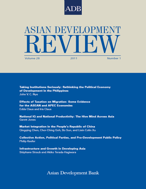 Cover image for book Asian Development Review