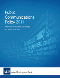 Titelbild: 2011 Public Communications Policy (PCP) of the Asian Development Bank 1st edition 9789290924739