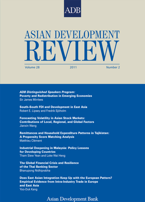 Cover image for book Asian Development Review