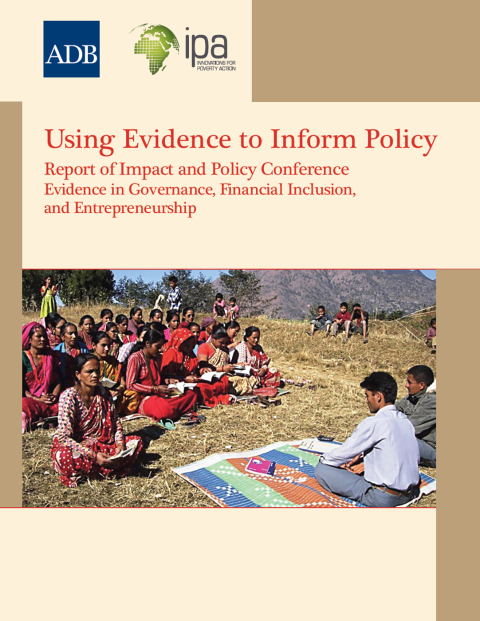 Cover image for book Using Evidence to Inform Policy
