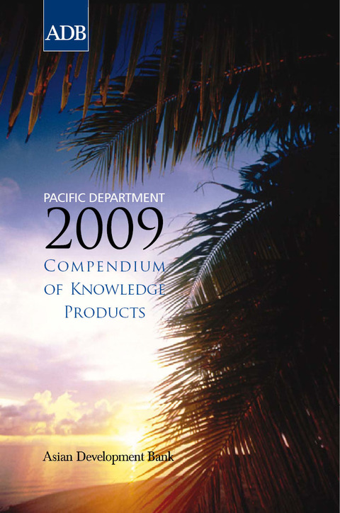 Cover image for book Pacific Department 2009 Compendium of Knowledge Products