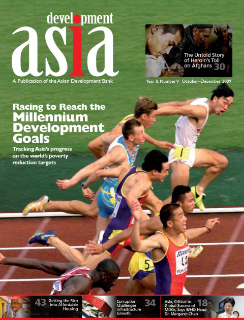 Cover image for book Development Asia—Racing to Reach the Millennium Development Goals