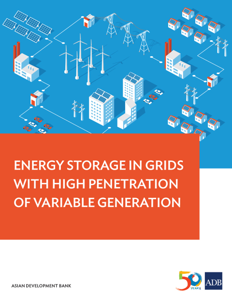 Cover image for book Energy Storage in Grids with High Penetration of Variable Generation