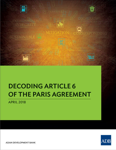 Cover image for book Decoding Article 6 of the Paris Agreement