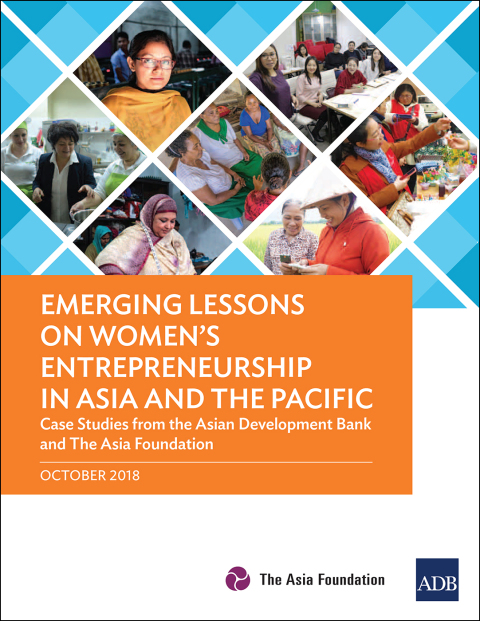 Cover image for book Emerging Lessons on Women's Entrepreneurship in Asia and the Pacific
