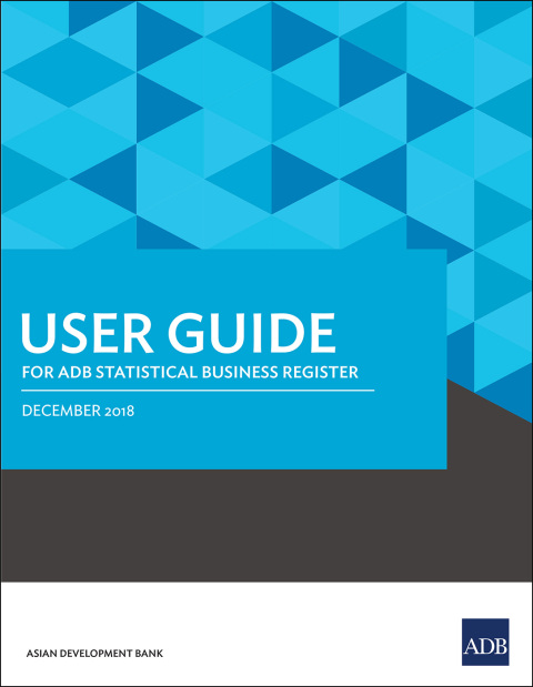 Cover image for book User Guide for ADB Statistical Business Register