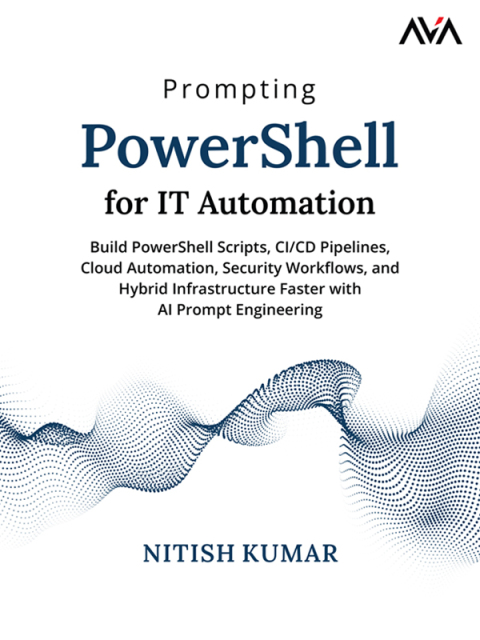 Cover image for book Prompting PowerShell for IT Automation
