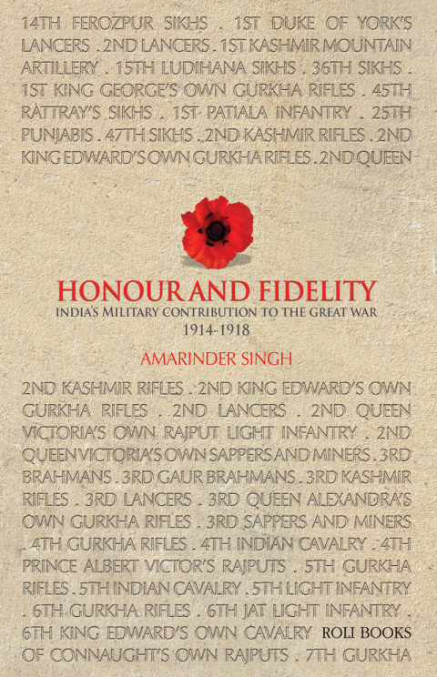Cover image for book Honour and Fidelity: India's Military Contribution to the Great War 1914-1918
