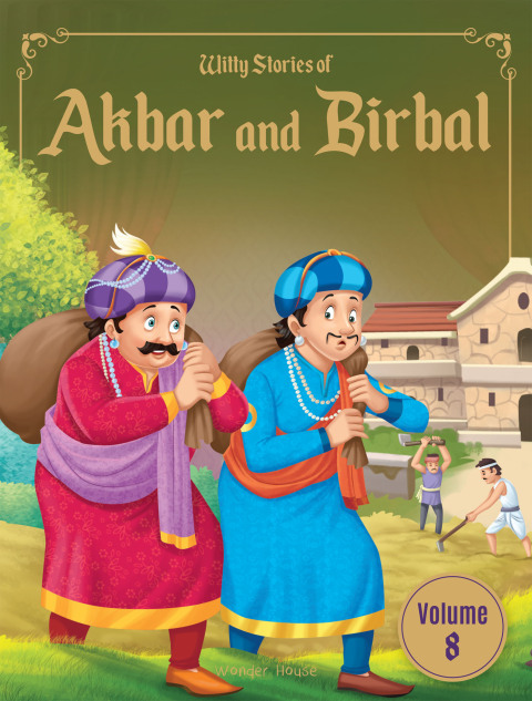 Cover image for book Witty Stories of Akbar and Birbal: Volume 8