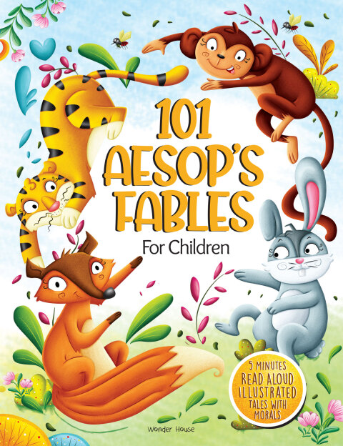 Cover image for book 5 Minutes Read Aloud: 101 Aesop's Fables For Children