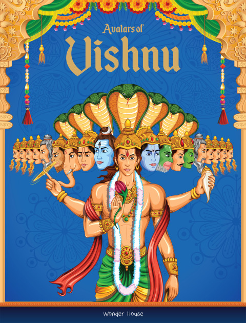 Cover image for book Avatars of Vishnu&nbsp;For Children: Tales from Indian Mythology