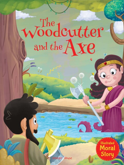 Cover image for book The Woodcutter and the Axe - Moral Story for Children