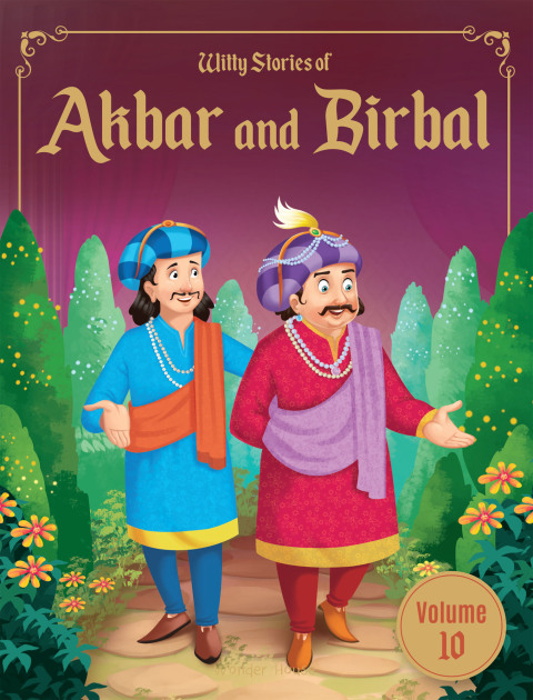 Cover image for book Witty Stories of Akbar and Birbal: Volume 10