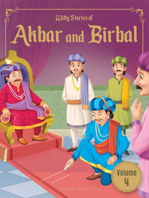 Cover image for book Witty Stories of Akbar and Birbal: Volume 4
