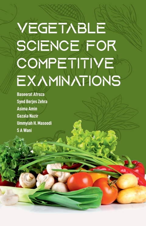 Cover image for book Vegetable Science  For Competitive Examinations