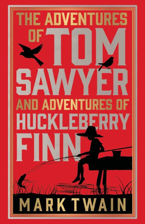 Cover image for book The Adventures of Tom Sawyer & Adventures of Huckleberry Finn