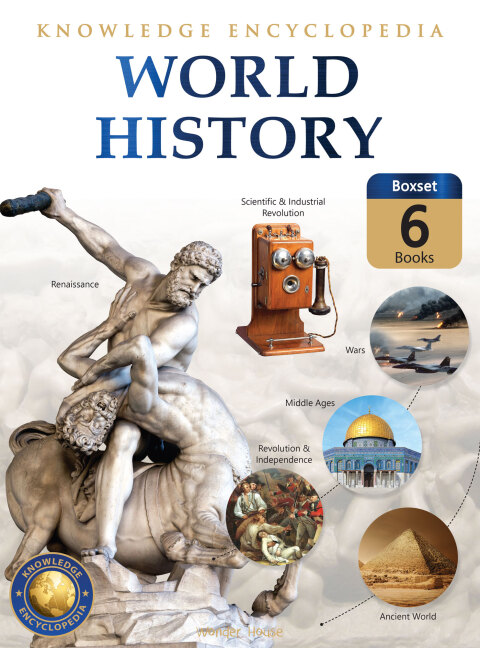 Cover image for book World History - Collection of 6 Books : Knowledge Encyclopedia For Children