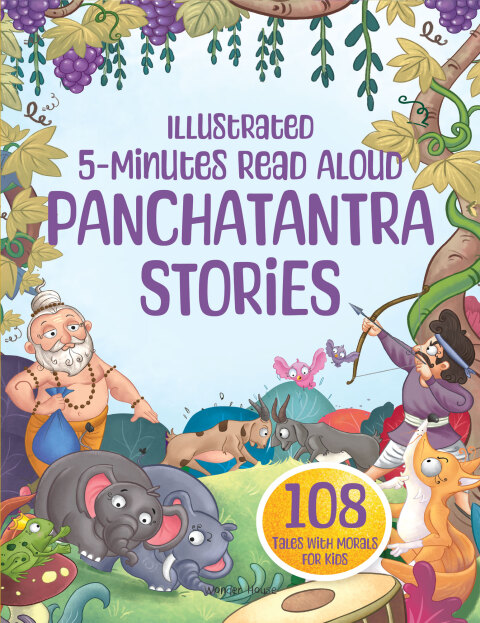 Cover image for book 5 Minutes Read Aloud Panchatantra Stories: 108 Moral Stories for Kids