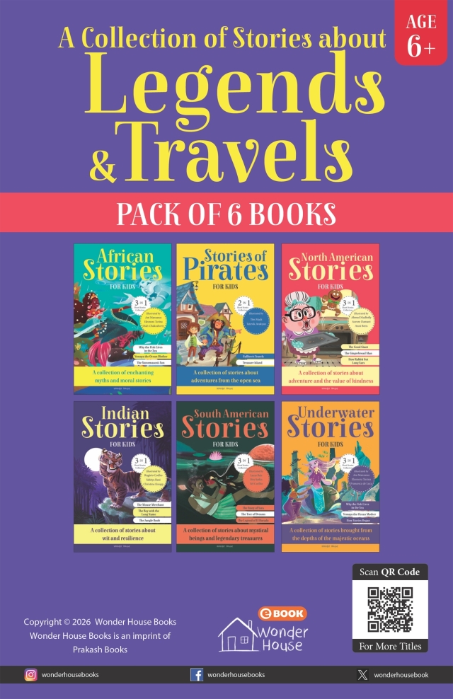 A Collection of Stories about Legends and Travels (Pack of 6) Batch 5