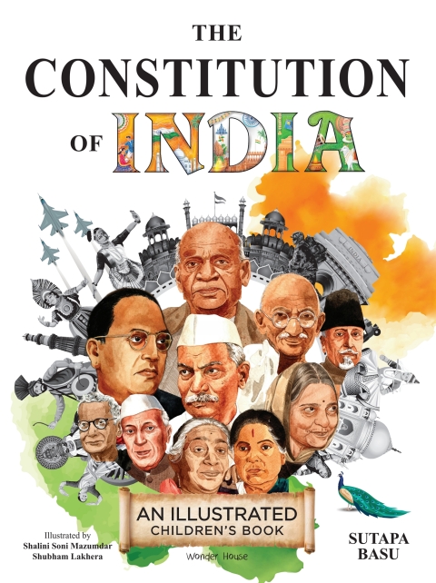 Cover image for book The Constitution of India - An Children's Book