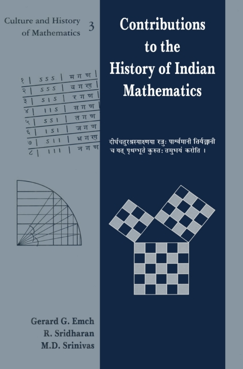 Cover image for book Contributions to the History of Indian Mathematics