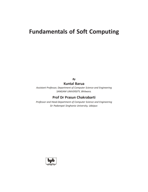 Cover image for book Fundamentals of Soft Computing
