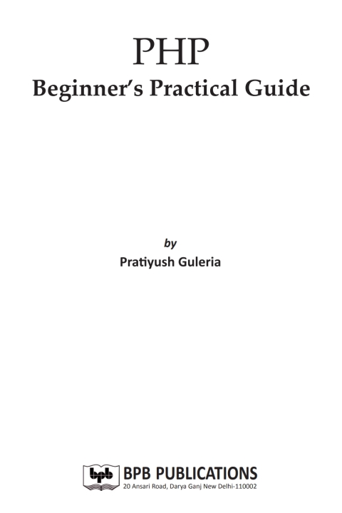 Cover image for book PHP
