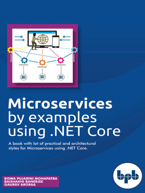 Cover image for book Microservices by Example