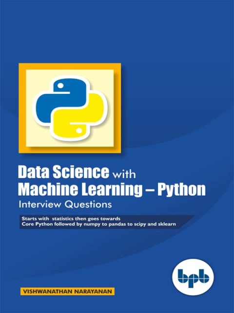 Cover image for book Data Science with Machine Learning: Python Interview Questions