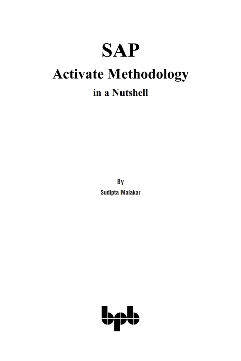 Cover image for book SAP 
: Activate Methodology in a Nutshell